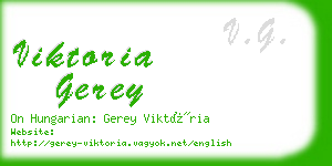 viktoria gerey business card
